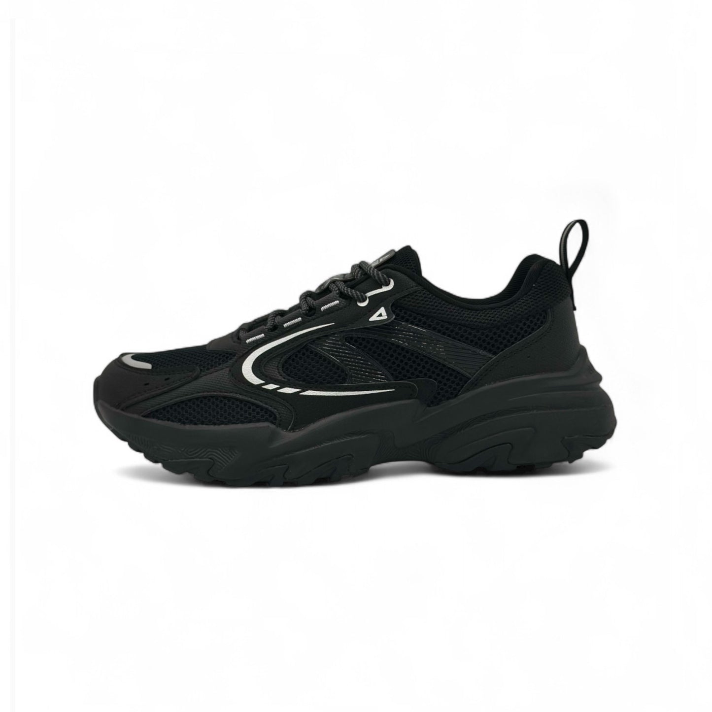 Peak Retro Casual Shoes BLACK/SILVER